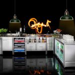 Statie bar aperitiv Oxygen, 1000x650x(H)900 mm, Barmatic - Image 9