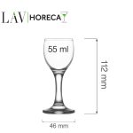 Pahar pentru vodca si lichior Sofia, 55ml, LAV - Image 8
