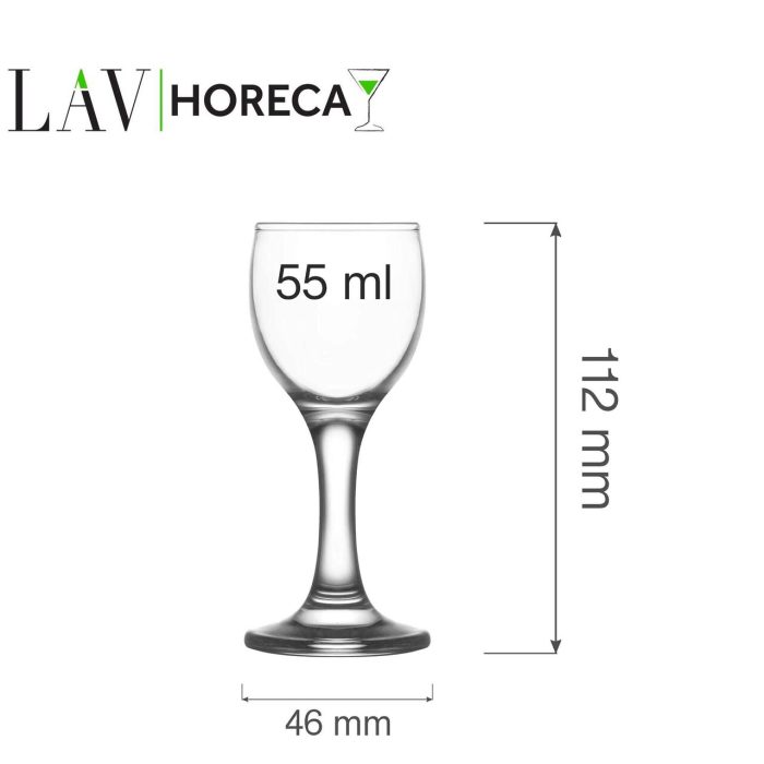 Pahar pentru vodca si lichior Sofia, 55ml, LAV - Image 8