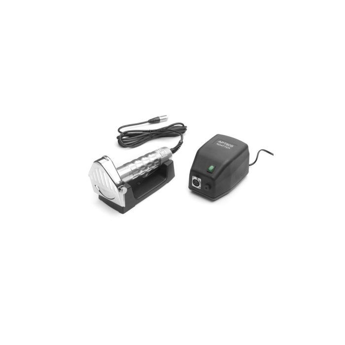 Cutit electric de kebab cu fir, adaptor inclus si lama extra, capacitate 60 kg/ora, 80W, sistem ascutire inclus, Hendi, 232x120x (H) 115 mm - Image 2