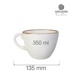 Ceasca de capuccino Vanilla, 350 ml Fine Dine - Image 6