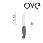 Cutit jumbo pentru friptura Corfu, OVE, 255 mm, set de 6 buc. - Image 10