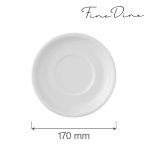 Farfurie pentru bol supa Bianco, 170 mm Fine Dine - Image 2