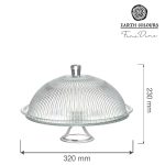 Suport pentru tort Aura cu capac, 320 x (h)230mm Fine Dine - Image 7