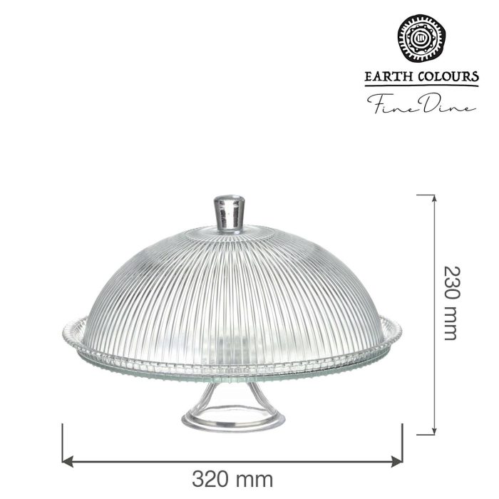 Suport pentru tort Aura cu capac, 320 x (h)230mm Fine Dine - Image 7