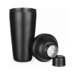 Shaker Cobbler 3 parti, Bar up, Negru, ø85x(H)240mm - Image 7