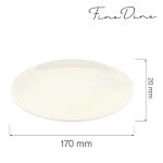 Farfurie intinsa Fine Dine, Crema 170 mm - Image 6