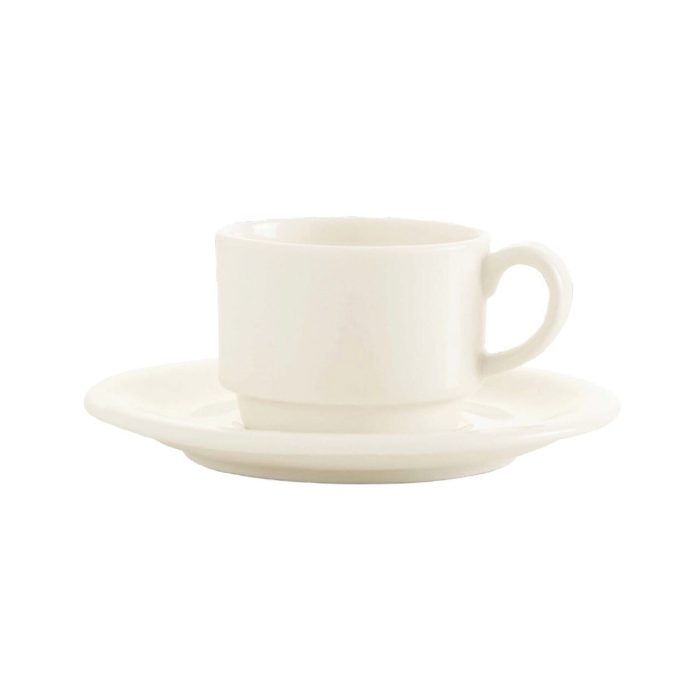Farfurie pentru ceașcă pentru ceai și cafea Fine Dine, Crema, 150 mm - Image 11