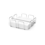 Suport servetele, otel cromat, 190x190x(H)65 mm, Hendi - Image 2