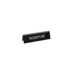 Semn pentru masa "Rezervat", 130x35x(H)40 mm, Hendi - Image 2