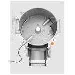 Masina pentru curatat cartofi, cap. 10kg/20L, productivitate 130-200kg/h, 750W, 220v,622x540(h)x857mm - Image 4