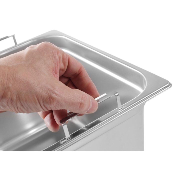 Tava Gastronorm GN 1/1, cu manere ergonmice, HENDI, GN 1/1, 28L, (H)200mm - Image 3
