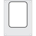 Matrita sigilare pentru un recipient cu un compartiment 187x137 mm - Image 2