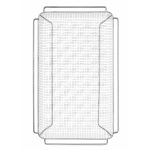 Coș pentru coacere cartofi prăjiți, ondulat CONVECTOMAT FRY, HENDI, GN 1/1, 530x325x(H)40mm - Image 4