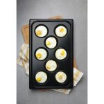 Tava pentru oua, cu invelis antiaderent CONVECTOMAT EGGPLATE, HENDI, GN 1/1, Negru, 530x325x(H)26mm - Image 3
