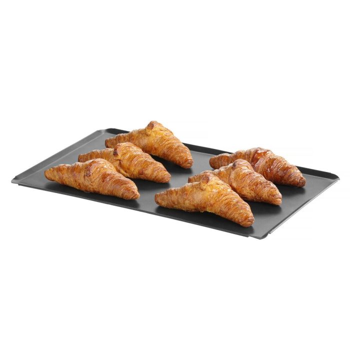 Tava de copt cu strat antiaderent CONVECTOMAT BAKE , HENDI, GN 1/1, Negru, 530x325x(H)10mm - Image 2