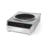 Plita cu inductie profesionala, Hendi Profi Line, model 3500 W, control digital, corp inox, 34 cm x45 cm x12 cm inaltime - Image 3