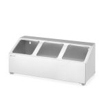 Suport pentru recipiente Gastronorm, HENDI, 3 compartimente, 512x245x(H)215mm - Image 6