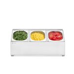 Suport pentru recipiente Gastronorm, HENDI, 3 compartimente, 512x245x(H)215mm - Image 5
