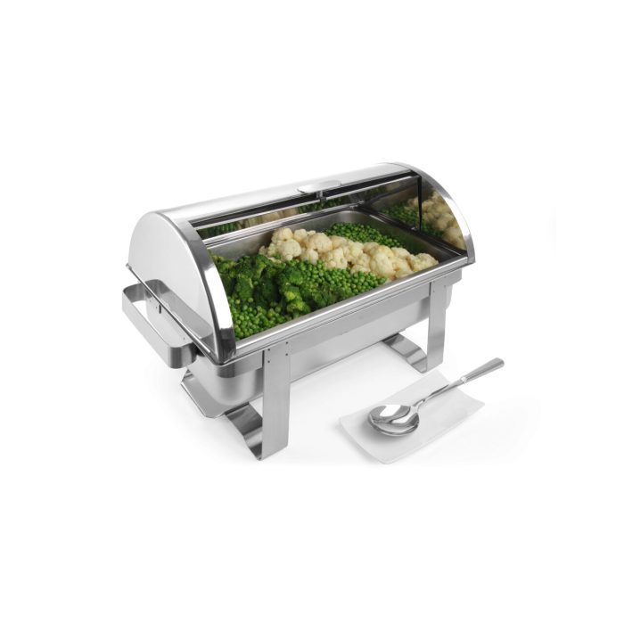 Chafing dish capac rolltop Gastronorm GN1/1, inox, 59x34x(H)40 cm, Model Hendi Rental-Top - Image 7
