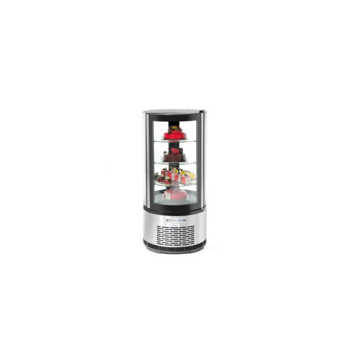 Vitrina frigorifica de prezentare interval temp. 2?/6?C, 460 W 360 l corp inox, ARKTIC by Hendi, 680x(H)1750, Clasa energetica C - Image 4