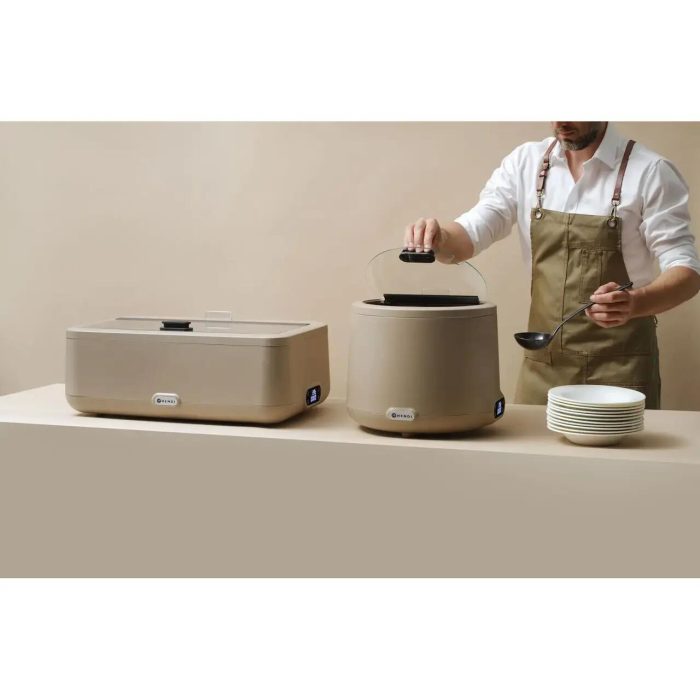 Fierbator pentru supa UNIQ, HENDI, 8L, Bej, 220-240V/500W, ø365x(H)325mm - Image 2