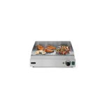 Gratar electric HENDI Profi Line  suprafata integrala striata, 550x380x(H)240 mm, inox, potrivit si pentru uz profesional - Image 2