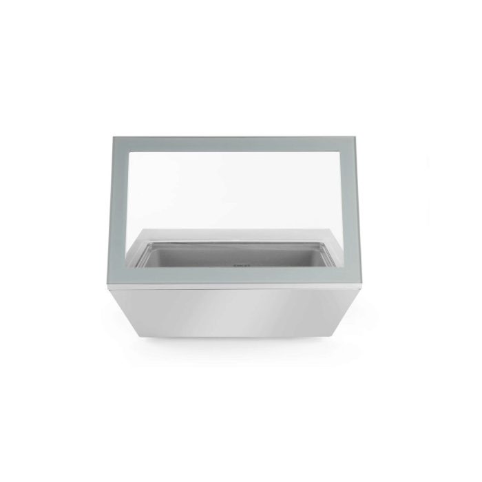 Vitrina de prezentare pentru inghetata, 77 lt, -18/-25 gr C, corp inox, ARKTIC by Hendi, 867x735x(H)373mm, Clasa energetica E - Image 3