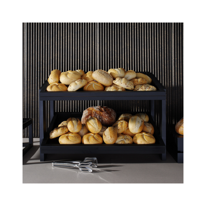 Stand / Suport Madeira Black cu 2 niveluri 574x323x441 mm Fine Dine - Image 4