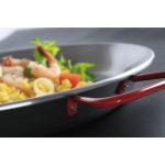 Tigaie Paella cu 2 manere ,34 cm diametru x 4 cm inaltime, din otel de inalta calitate, Hendi, , pentru echipamente pe gaz - Image 2