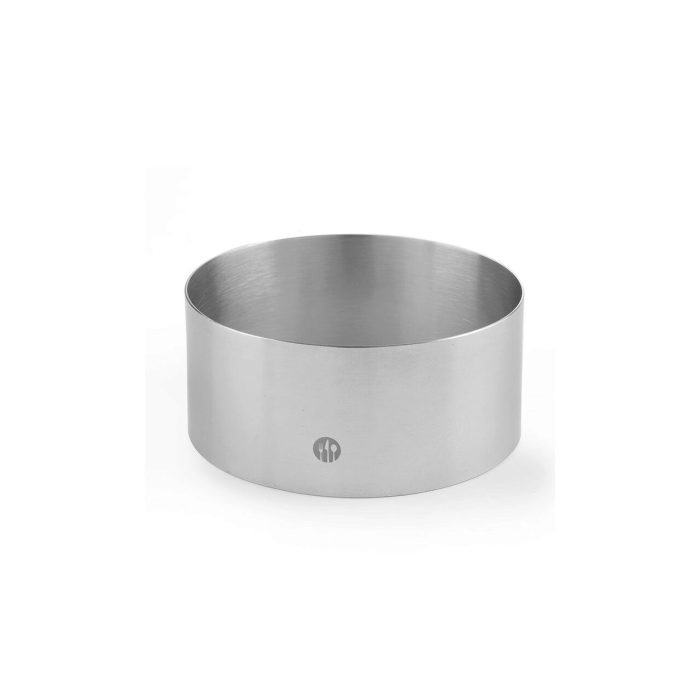 Inel Hendi, otel inoxidabil, pentru conturare prajituri si mancaruri 100x(H)45 mm, potrivit pentru presa cod Hendi 512210 - Image 2