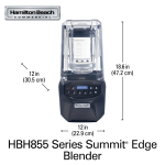 Blender cu protectie fonica Summit® Edge HBH855-CE, Hamilton Beach Commercial - Image 9