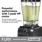 Blender barman Fury® HBH550R-CE 1,8 l 880 W, Hamilton Beach Commercial - Image 22