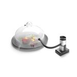 Infuzor de fum Hendi, camera detasabila, filtru integrat, furtun flexibil de cauciuc (30 cm), Aluminiu, 90x54x122 mm - Image 5