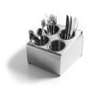 Suport Hendi pentru 4 cosuri tacamuri, Inox, 255x295x(H)215 mm - Image 2