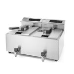 Friteuza MasterCook cu robinet scurgere - 2 x 8 lt. - Image 3