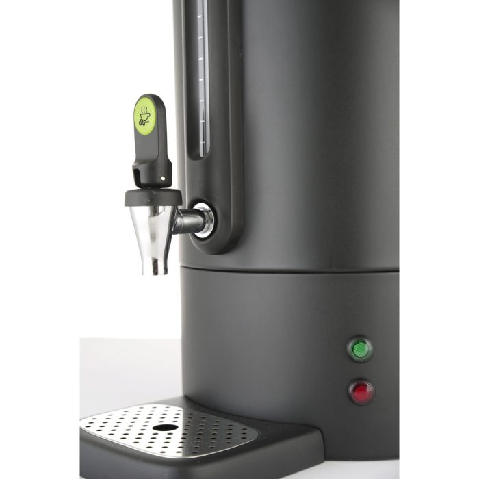 Percolator pentru bauturi fierbinti 7 litri, inox, negru mat, termostat 0-100 gr C, 1650 W, Concept Line Hendi, 307x330x(h)450 mm - Image 3