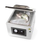 Aparat profesional de vidat cu camera 1000 W, banda sigilare 410 mm, latime 3 mm, timp si ciclu de sigilare ajustabile, Inox, display digital, Hendi Profi Line,  505x567x(h)465 mm - Image 2