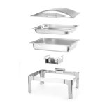 Chafing dish GN 1/1 finisaj satinat, 9 lt, 570x430x(H)290 mm - Image 3