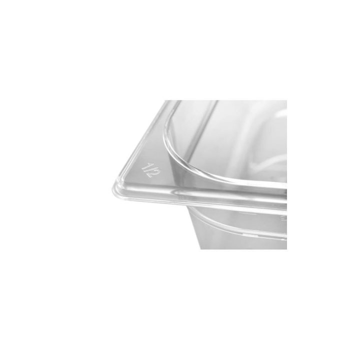 Tava Hendi Gastronorm GN 1/2 200 mm 12.5 lt - policarbonat transparent - Image 3