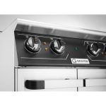 Masina de gatit electrica cu patru ochiuri, inox 304, 8,6kw,400V, 700x700x(H)850+90 mm - Image 3