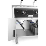 Friteuza electrica dubla cu spatiu de depozitare,2x24L,24kw, 400V, 700x700x(H)850+90 mm - Image 5