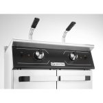 Friteuza electrica dubla cu spatiu de depozitare,2x24L,24kw, 400V, 700x700x(H)850+90 mm - Image 6