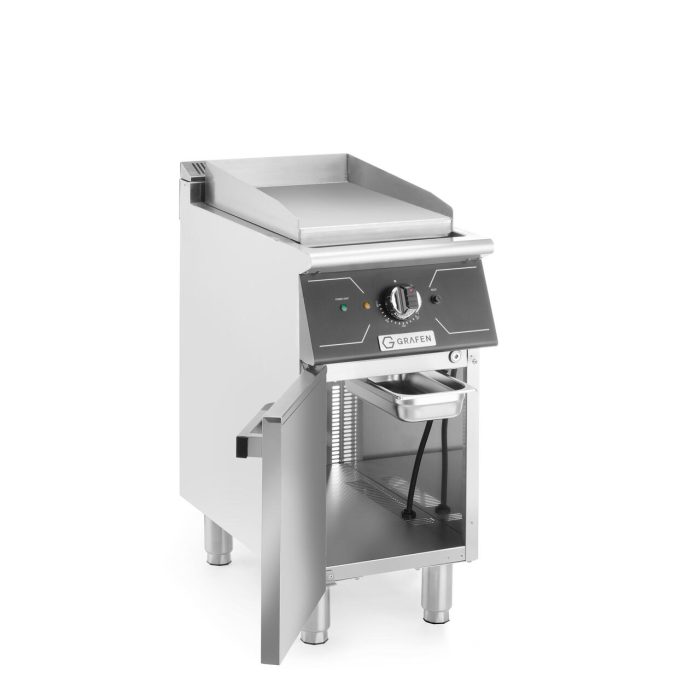 Grill electric neted cu spatiu de depozitare, 4,5Kw, 400V,400x700x(H)850+90 mm - Image 3