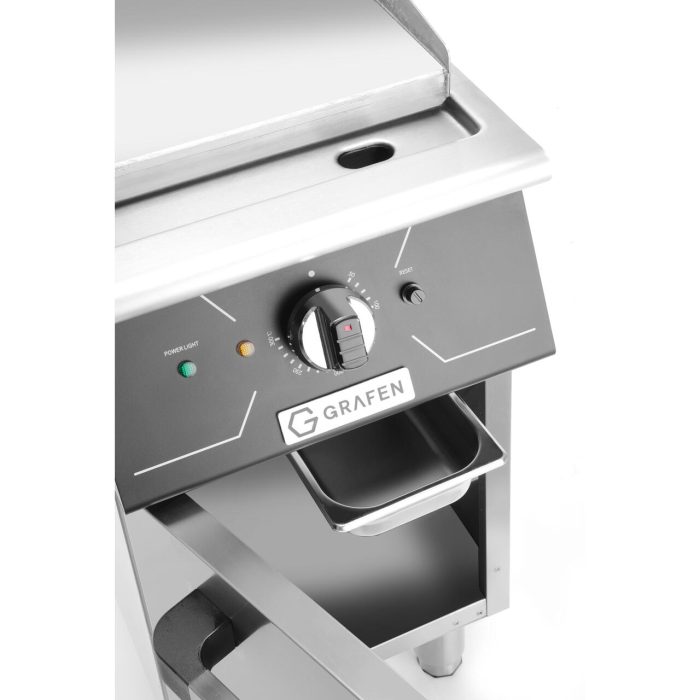 Grill electric neted cu spatiu de depozitare, 4,5Kw, 400V,400x700x(H)850+90 mm - Image 4