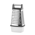 Razatoare din otel inoxidabil cu 4 parti de 10 inchi, cu container - Image 3