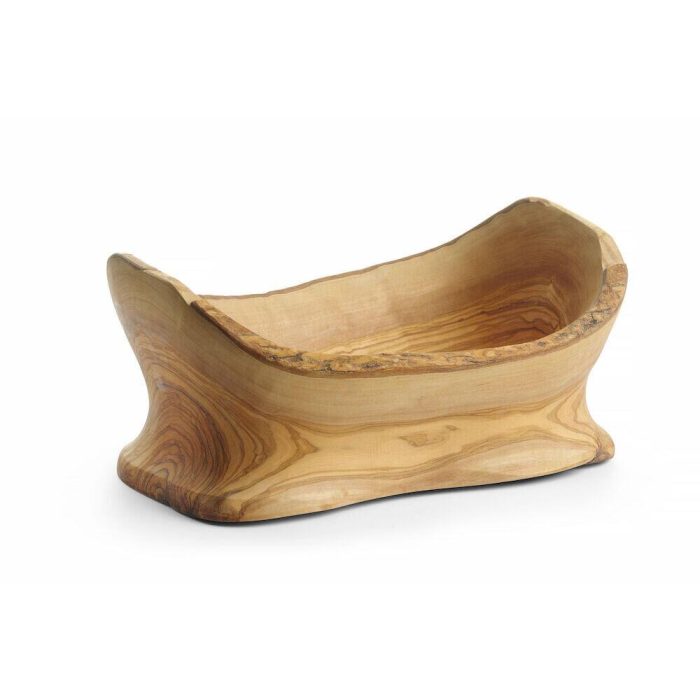 Bol decorativ din lemn de maslin, HENDI, 365x200x(H)290mm - Image 2