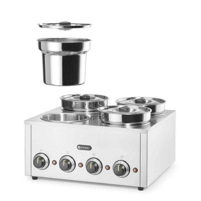 Termosistem Quad 4 x 4 l, Hendi, 16 l, 220-240V/800W, 506x509x(H)298mm - Image 5