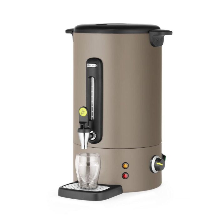 Boiler pentru bauturi calde Taupe mat 16 l, HENDI Uniq, Design de Bronwasser, 220-240V/1650W, 357x380x(H)502mm - Image 4