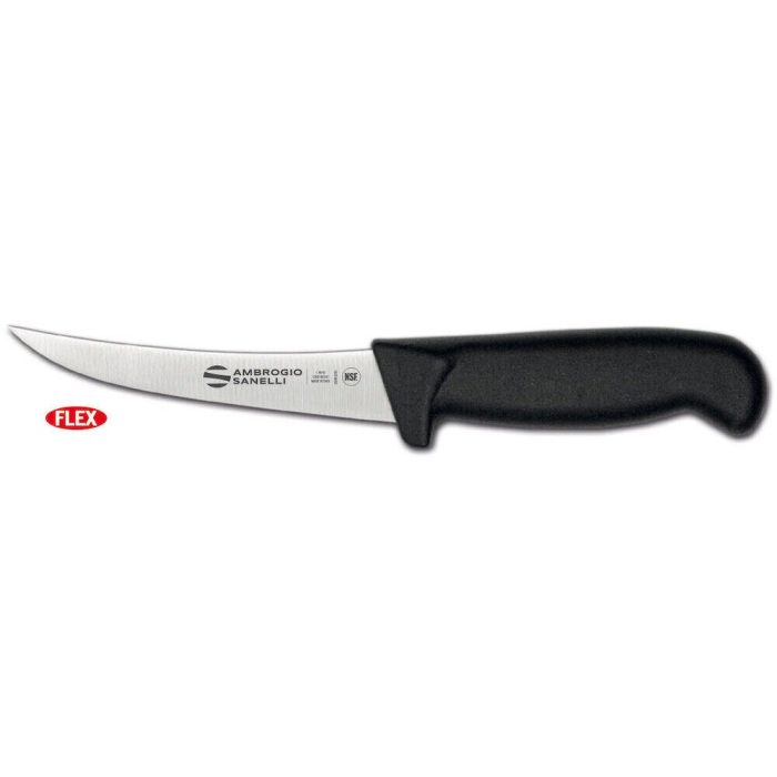 Cutit de dezosat supra, Ambrogio Sanelli, curbat, flexibil, (L)270 mm - Image 2